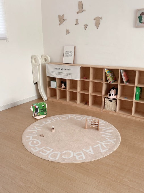 Alphabet Machine Washable Rug