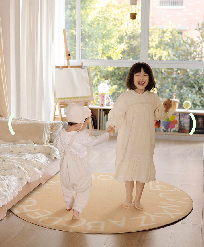 Alphabet Machine Washable Rug