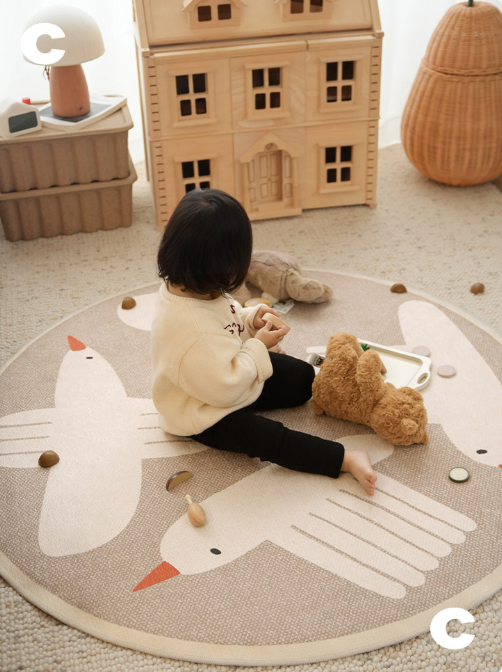 Bird Paradise Machine Washable Rug