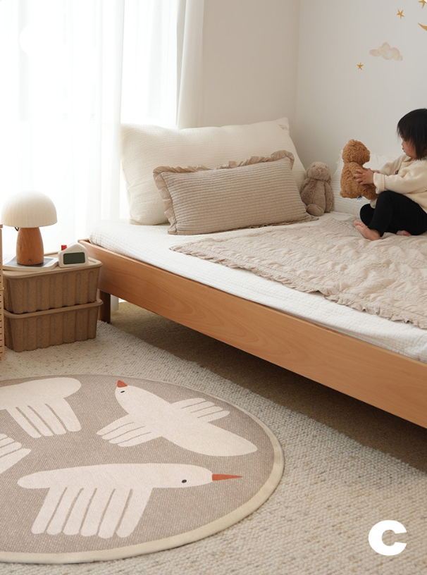 Bird Paradise Machine Washable Rug