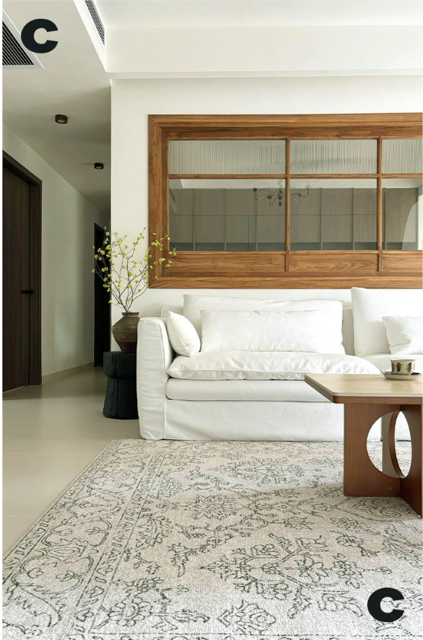 Burlington House Machine Washable Rug