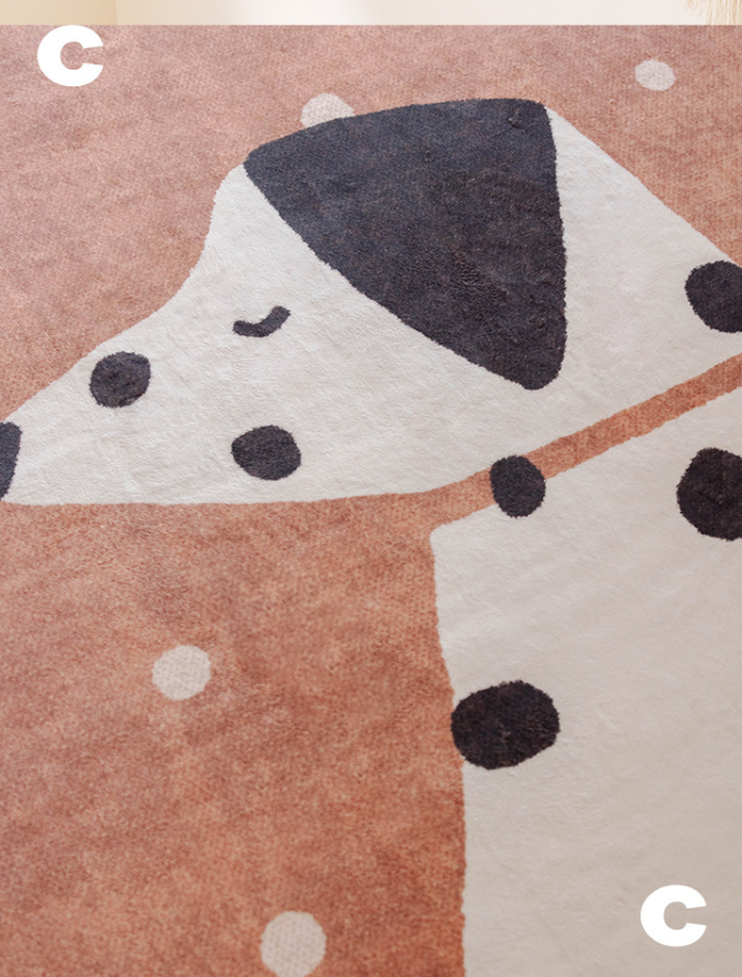 Dalmation Dog Machine Washable Rug