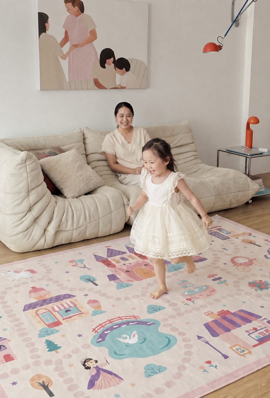 Fantasy Journey Washable Kids Rug