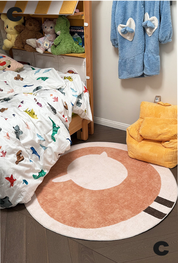 Hello Sheep Machine Washable Kids Rug