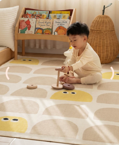 Jelly Blocks Machine Washable Rug