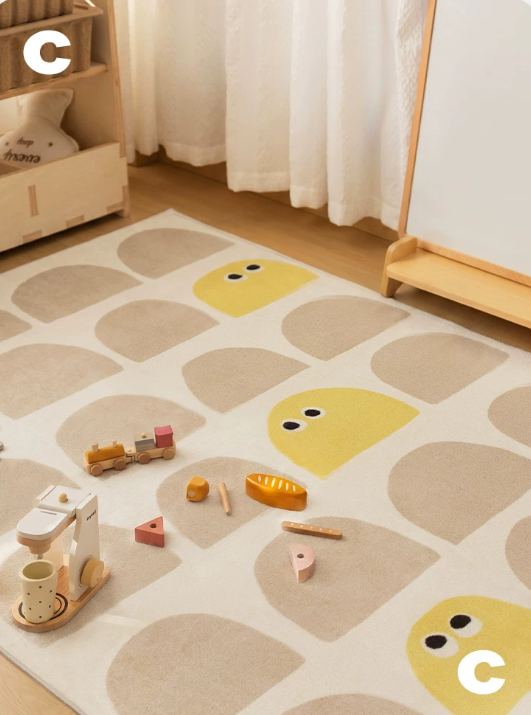 Jelly Blocks Machine Washable Rug