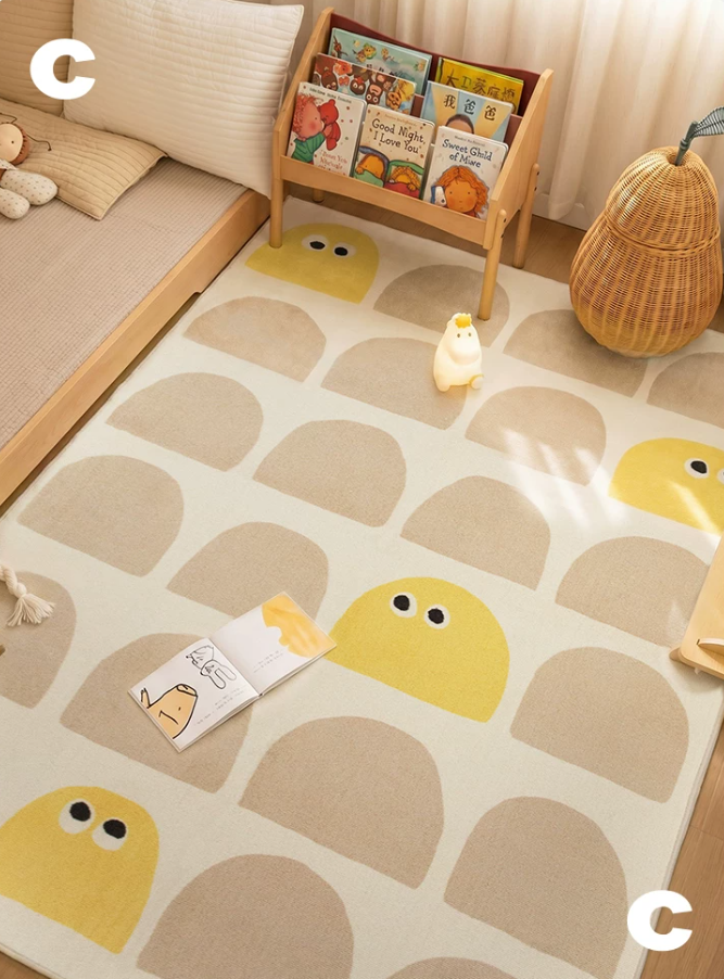Jelly Blocks Machine Washable Rug