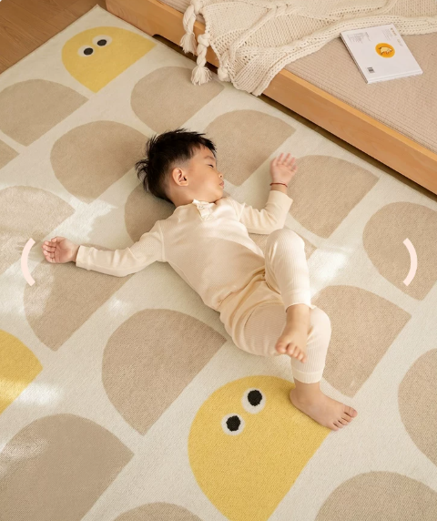 Jelly Blocks Machine Washable Rug