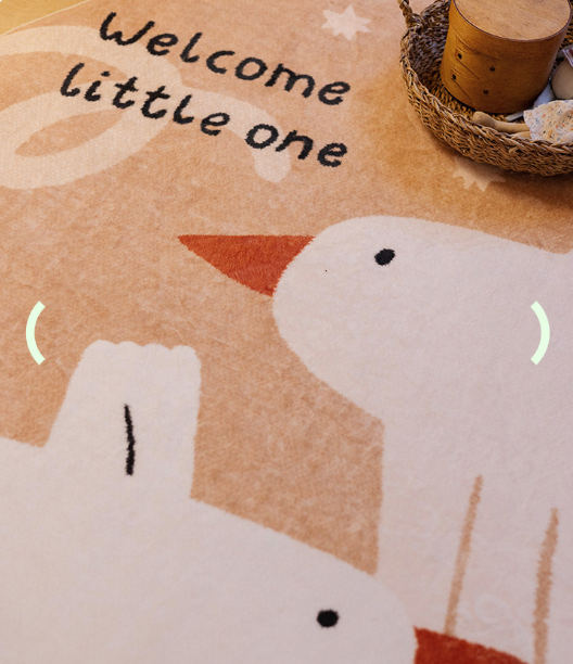 Little Bird Machine Washable Rug