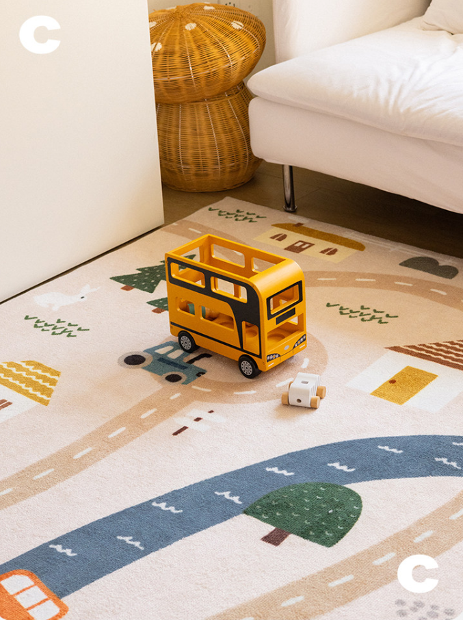 Little Village Machine Washable Rug