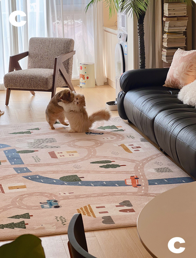 Little Village Machine Washable Rug