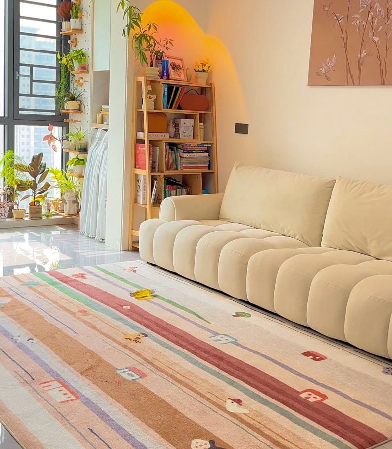 Little Volcano Machine Washable Rug