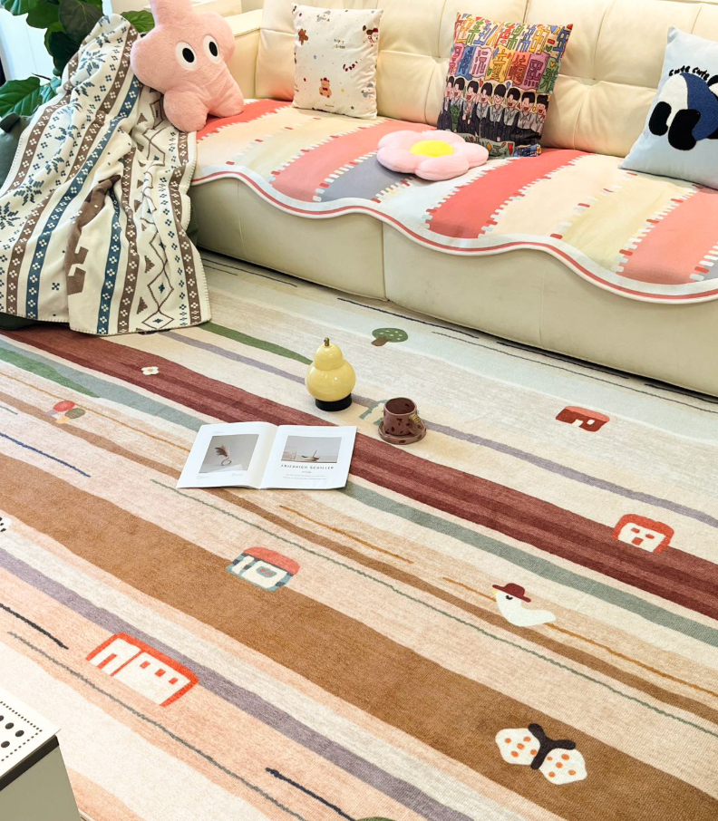 Little Volcano Machine Washable Rug