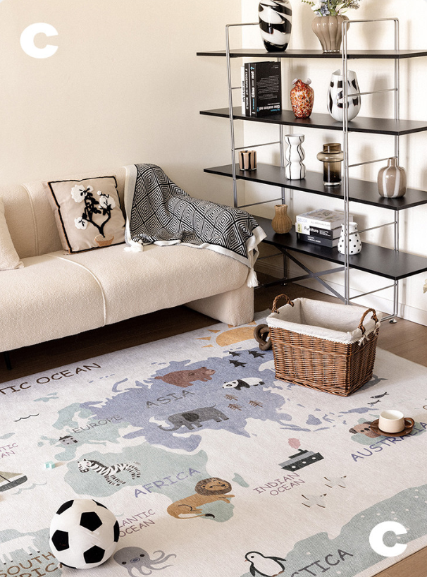 Ocean Paradise Machine Washable Rug