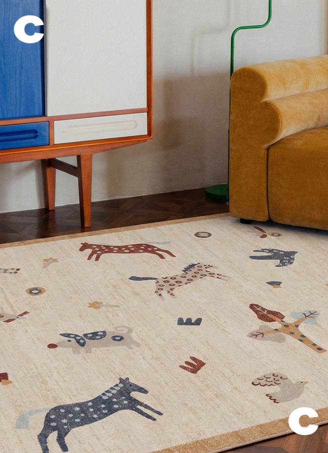Pony Meadow Machine Washable Rug