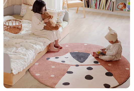 Dalmation Dog Machine Washable Rug