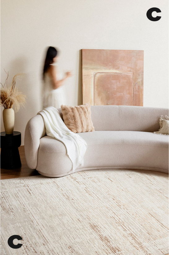 Sandy Beach Machine Washable Rug
