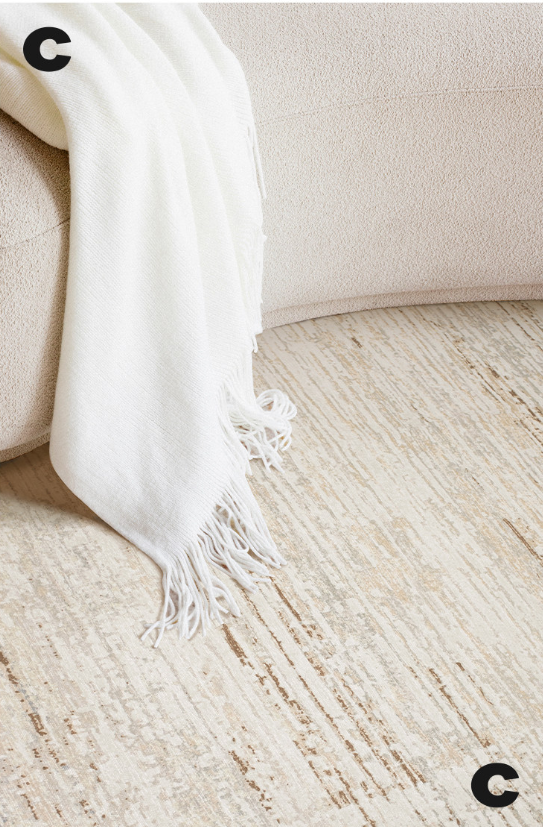 Sandy Beach Machine Washable Rug
