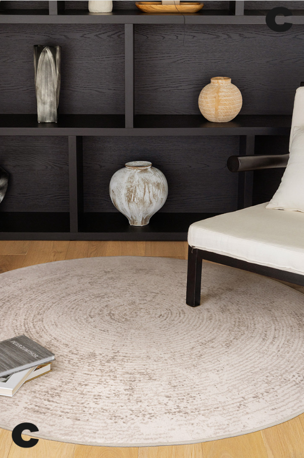 Soft Moon Machine Washable Rug
