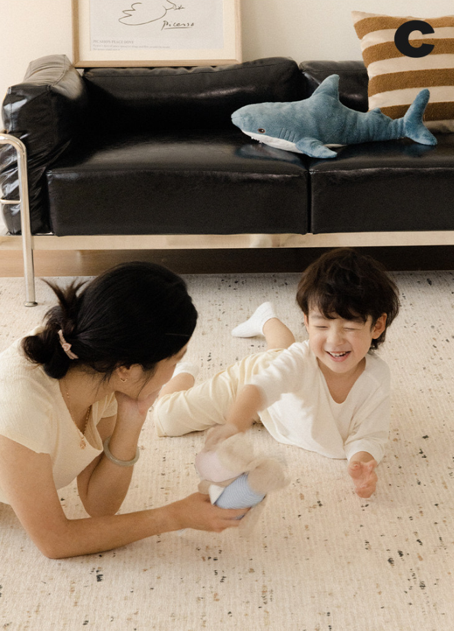 Speckled Machine Washable Rug