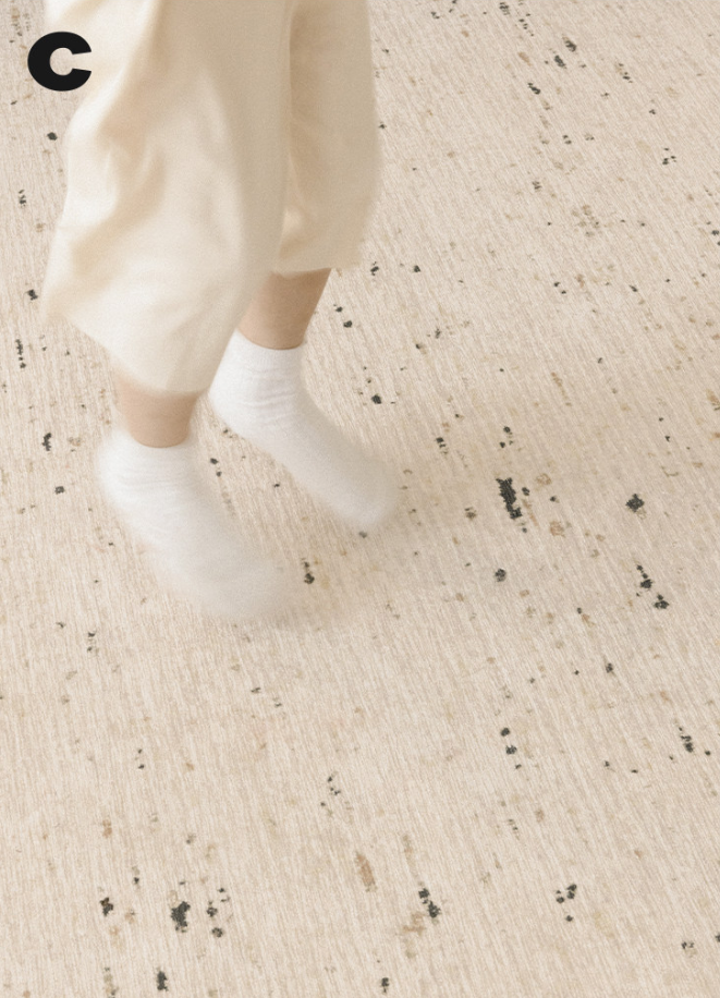Speckled Machine Washable Rug