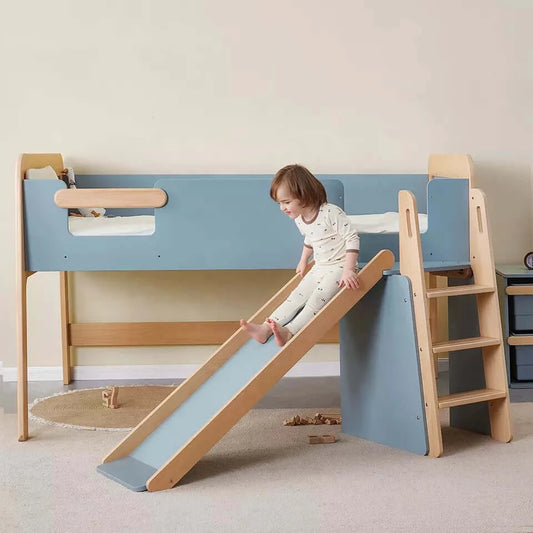 Blueberry & Almond, Kids Beds, Kids beds frames, kids single bed, space saving kids beds, double-decker bed, kids bed with slide Malaysia