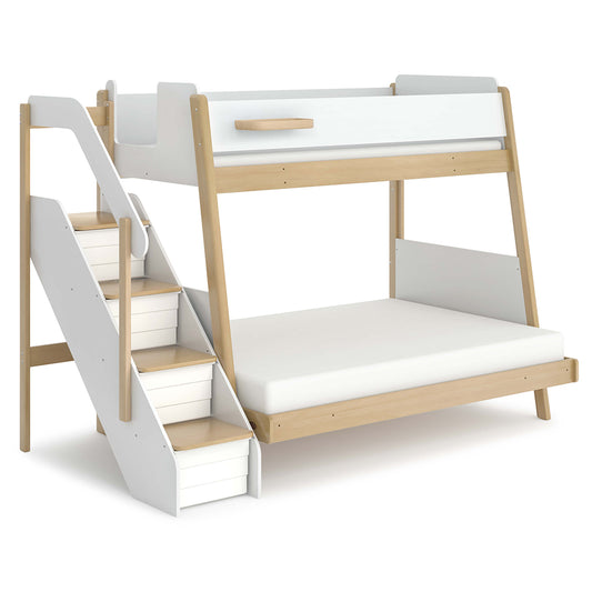 Barley White & Almond, Boori Bunk bed in KL, Bunk Bed in KL, Kids Beds, Kids beds frames, kids single bed, space saving kids beds, double-decker bed, kids bunk bed Malaysia