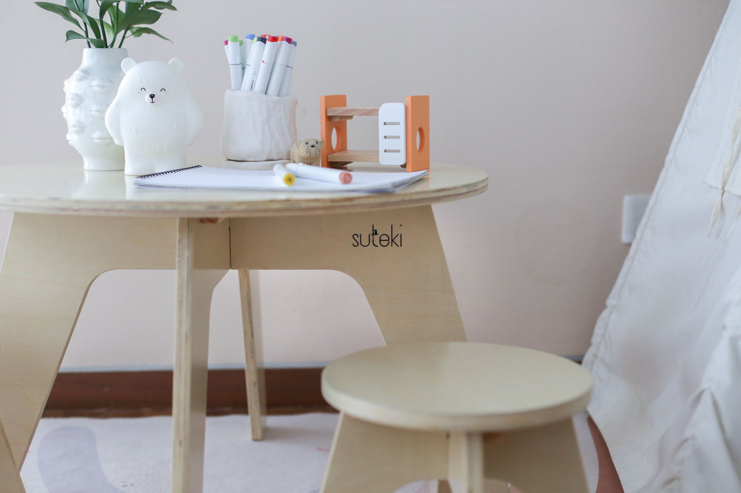 The Emma Table and Stools *AS-IS SALES*
