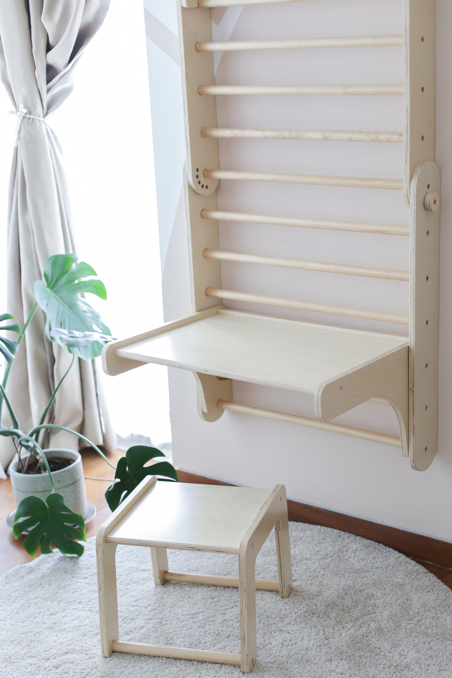 The Finley Wall Table & Stool