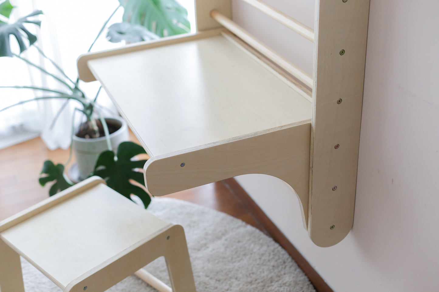 The Finley Wall Table & Stool