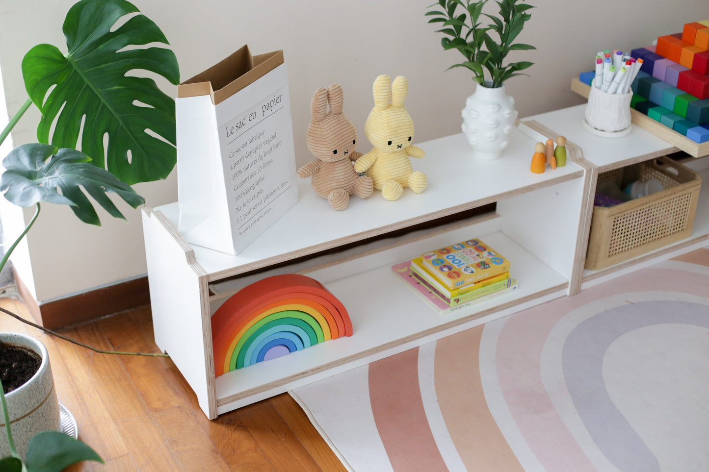 The Jenga Stackable Shelf