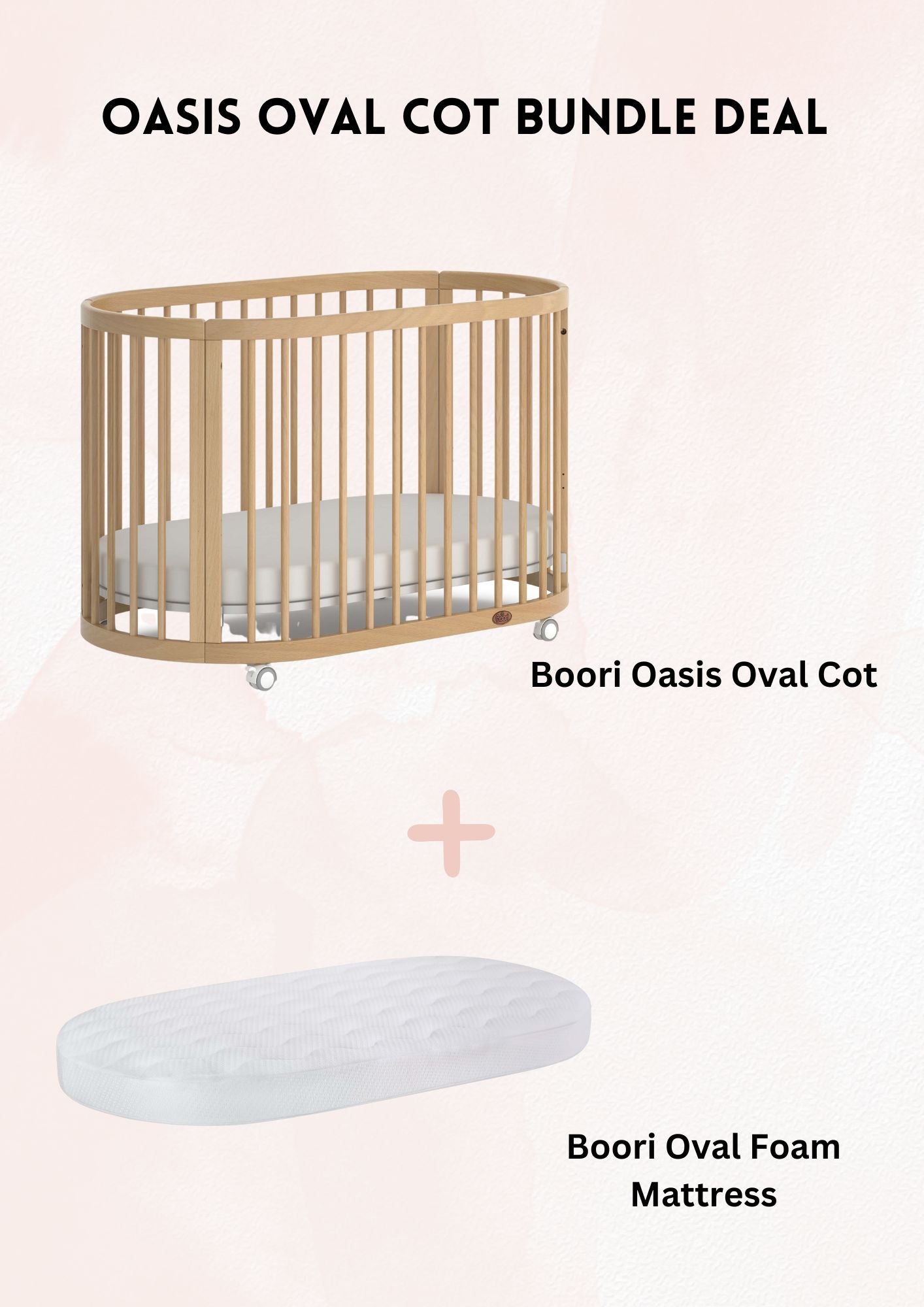 Oasis Oval Cot Bundle